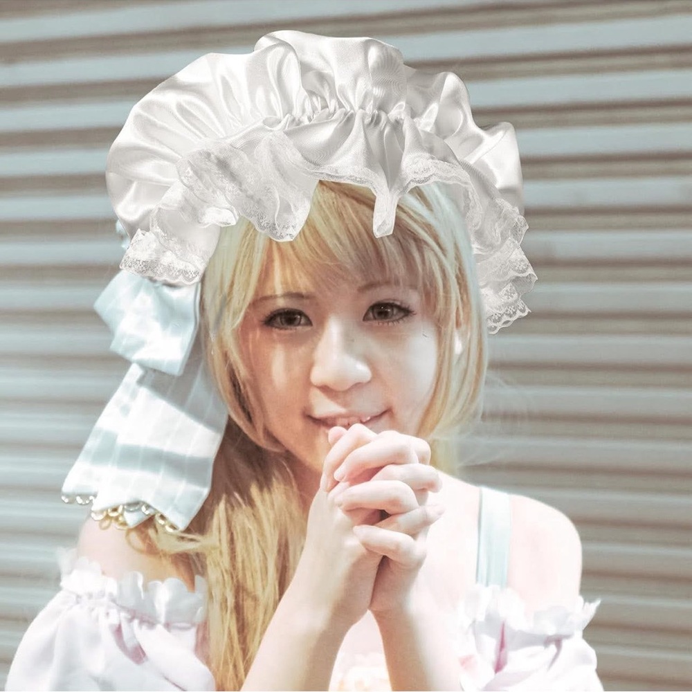 White Lace Bonnet
